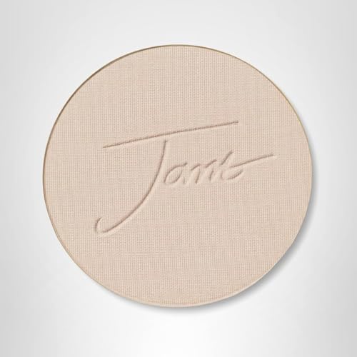 Jane Iredale PurePressed Base refill satin finish close-up on compact