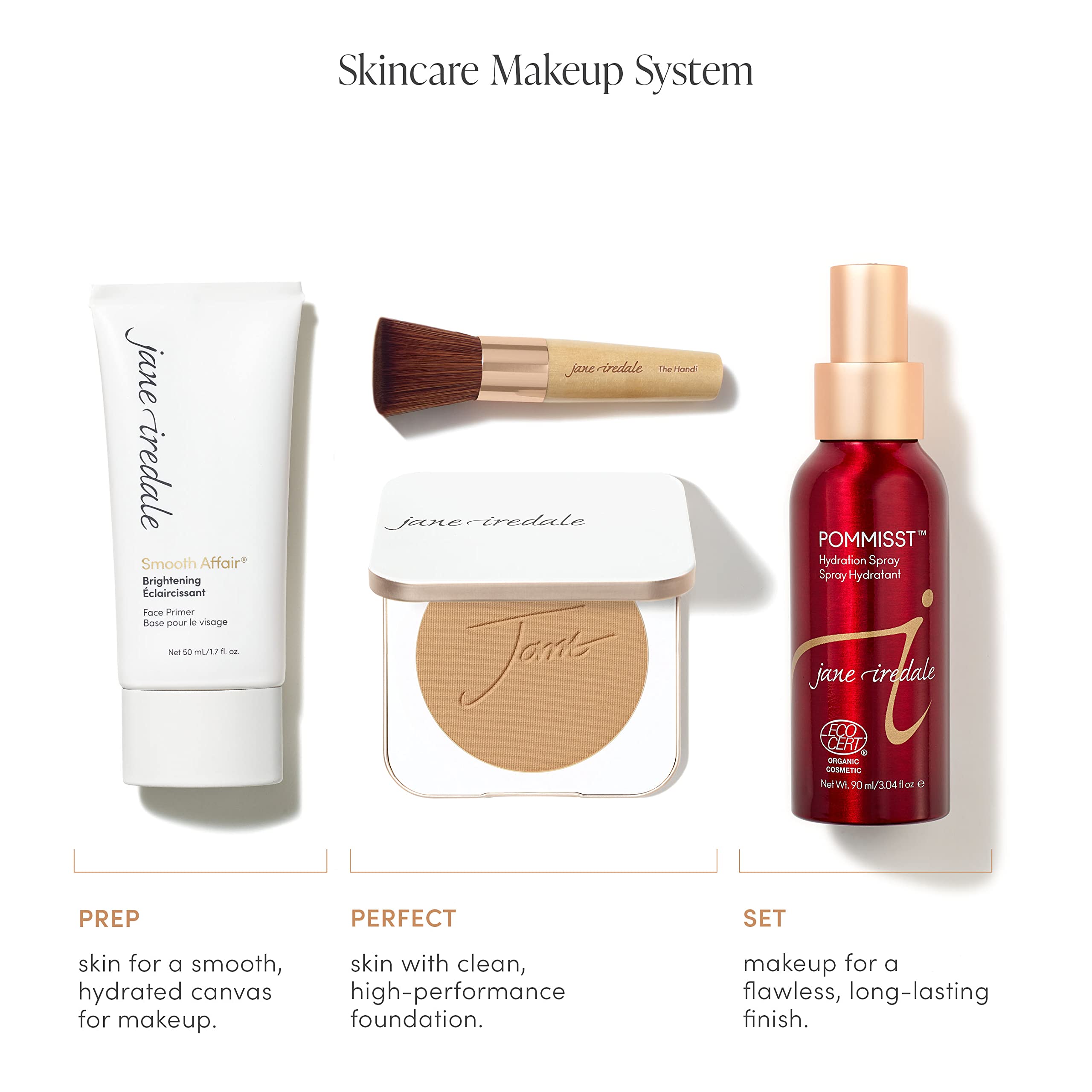 Jane Iredale Smooth Affair primer close-up skin detail for luminous look