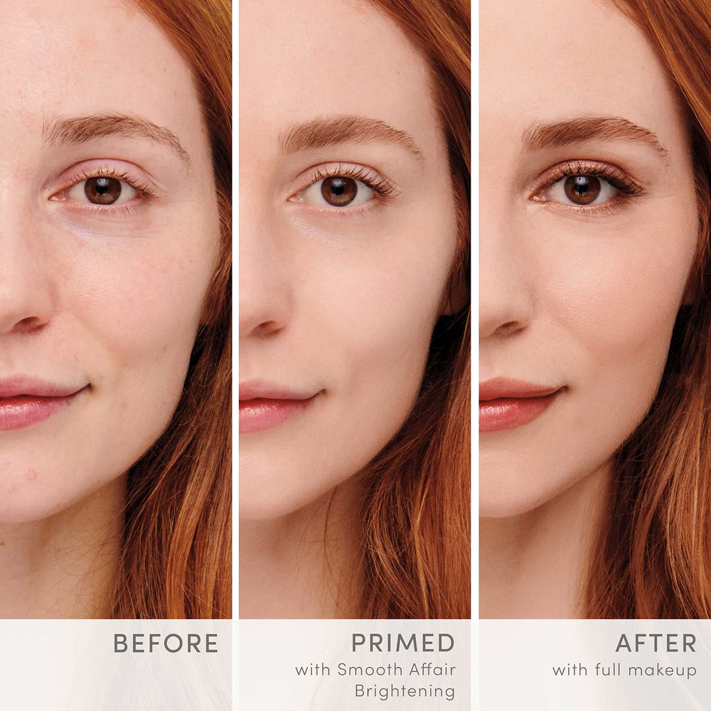 Jane Iredale Smooth Affair primer pump-action demonstrating easy, mess-free dispensing for quick makeup prep