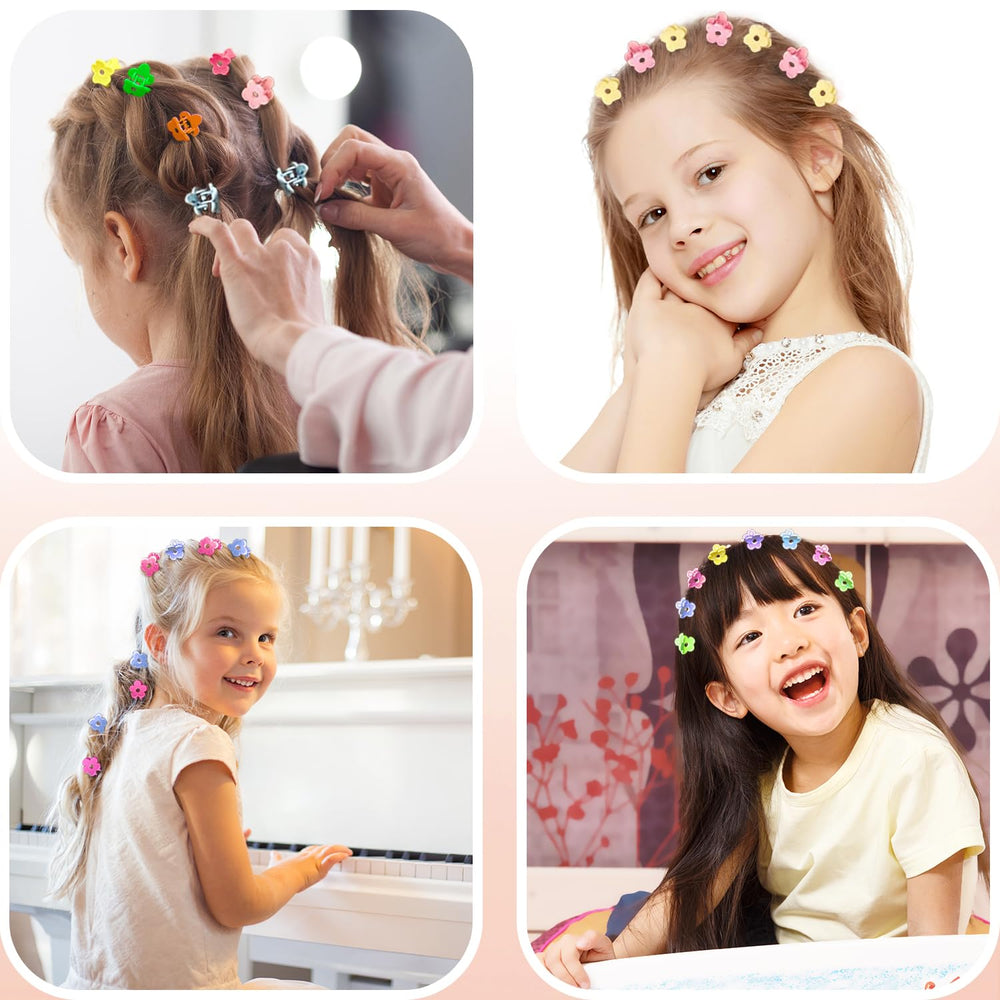 Clips JANFUN diseño floral delicado para looks femeninos.