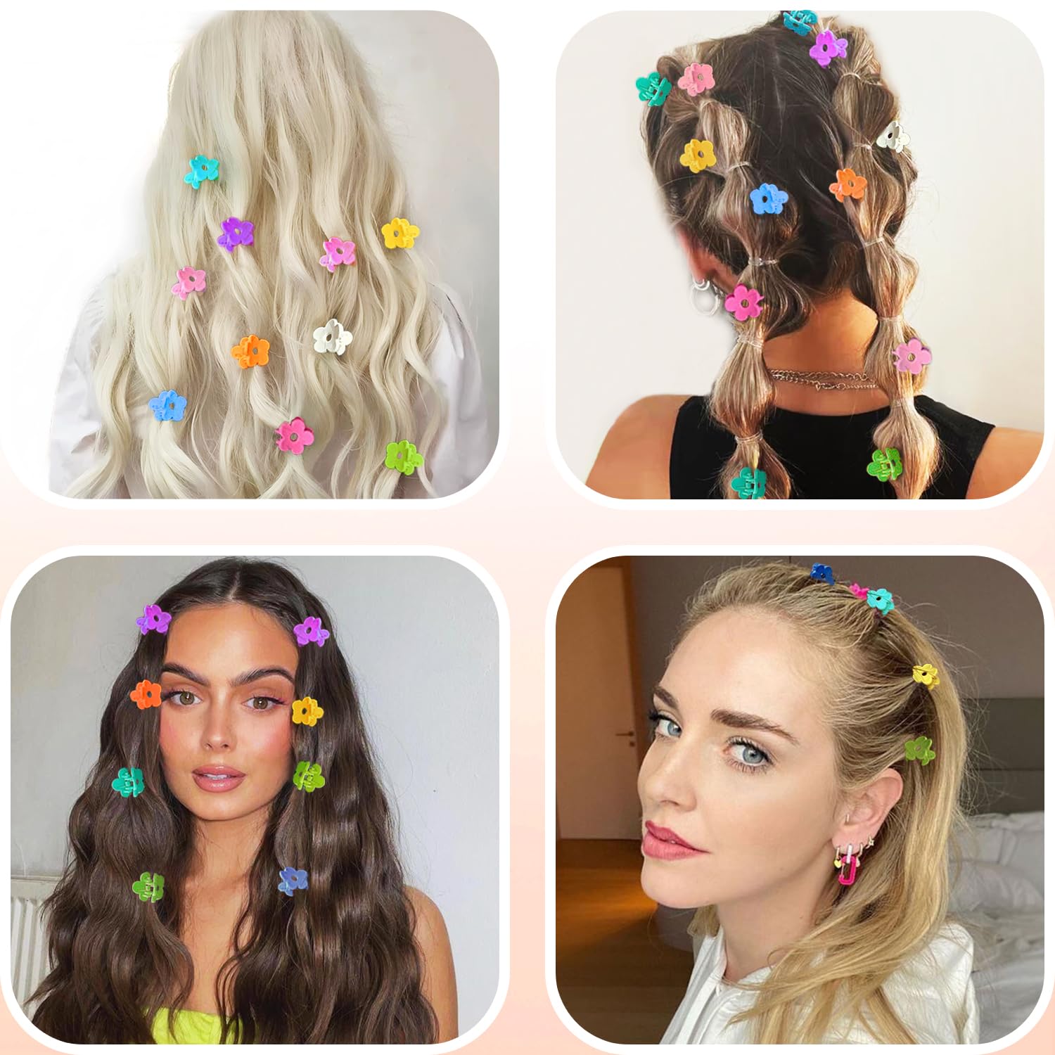Clips JANFUN tamaño mini, ideal para cabellos finos.