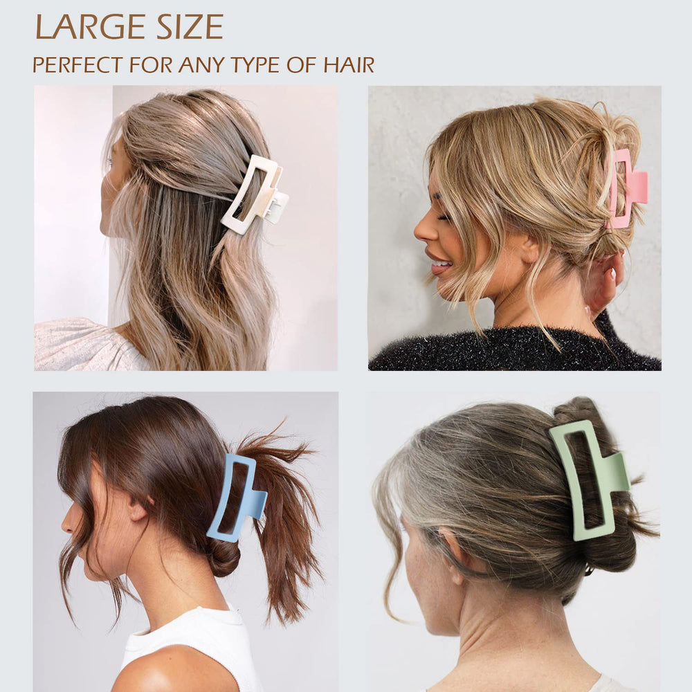 JANFUN pinzas pelo uso diario, ideales para maquillaje, baño y cocina