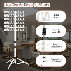 JANMPASK detachable braiding racks offer flexible setup for various hair types