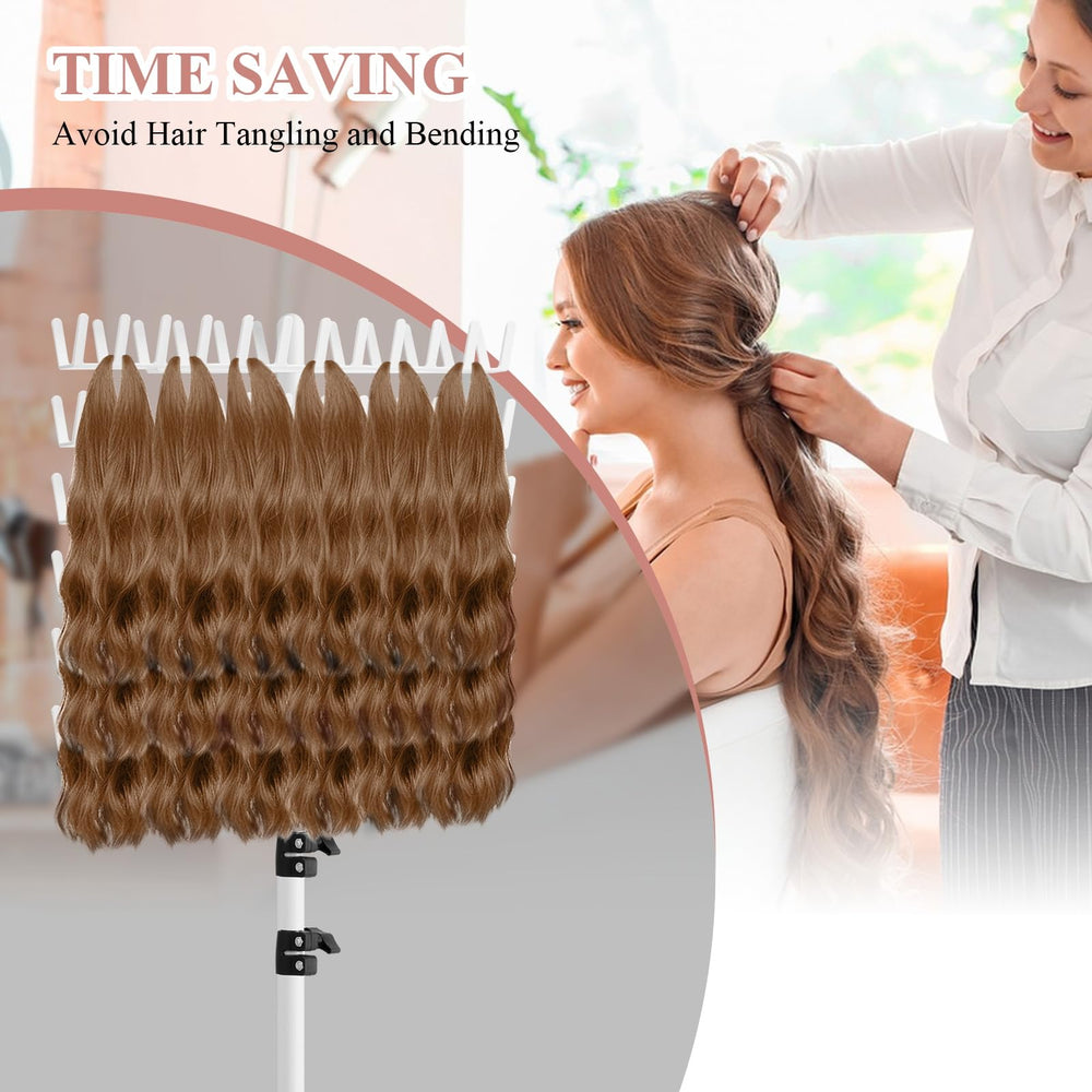 JANMPASK included combs and clips support quick styling and organization