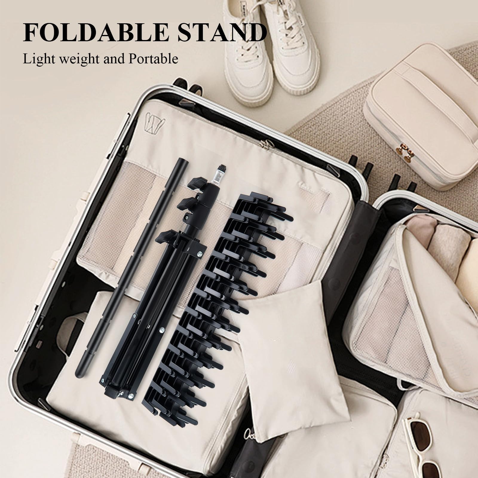 JANMPASK included combs and clips support convenient styling during braiding.