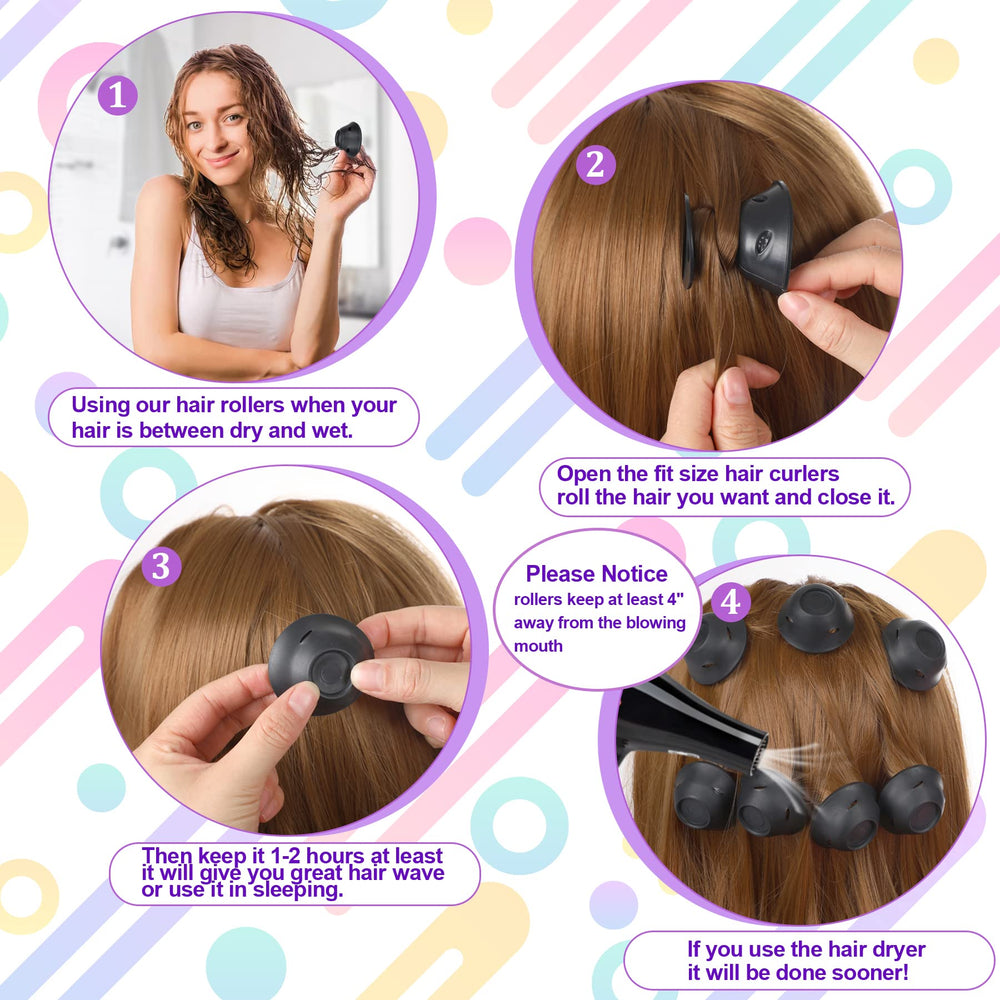 JANYUN rollers set in zipper bag for easy storage.