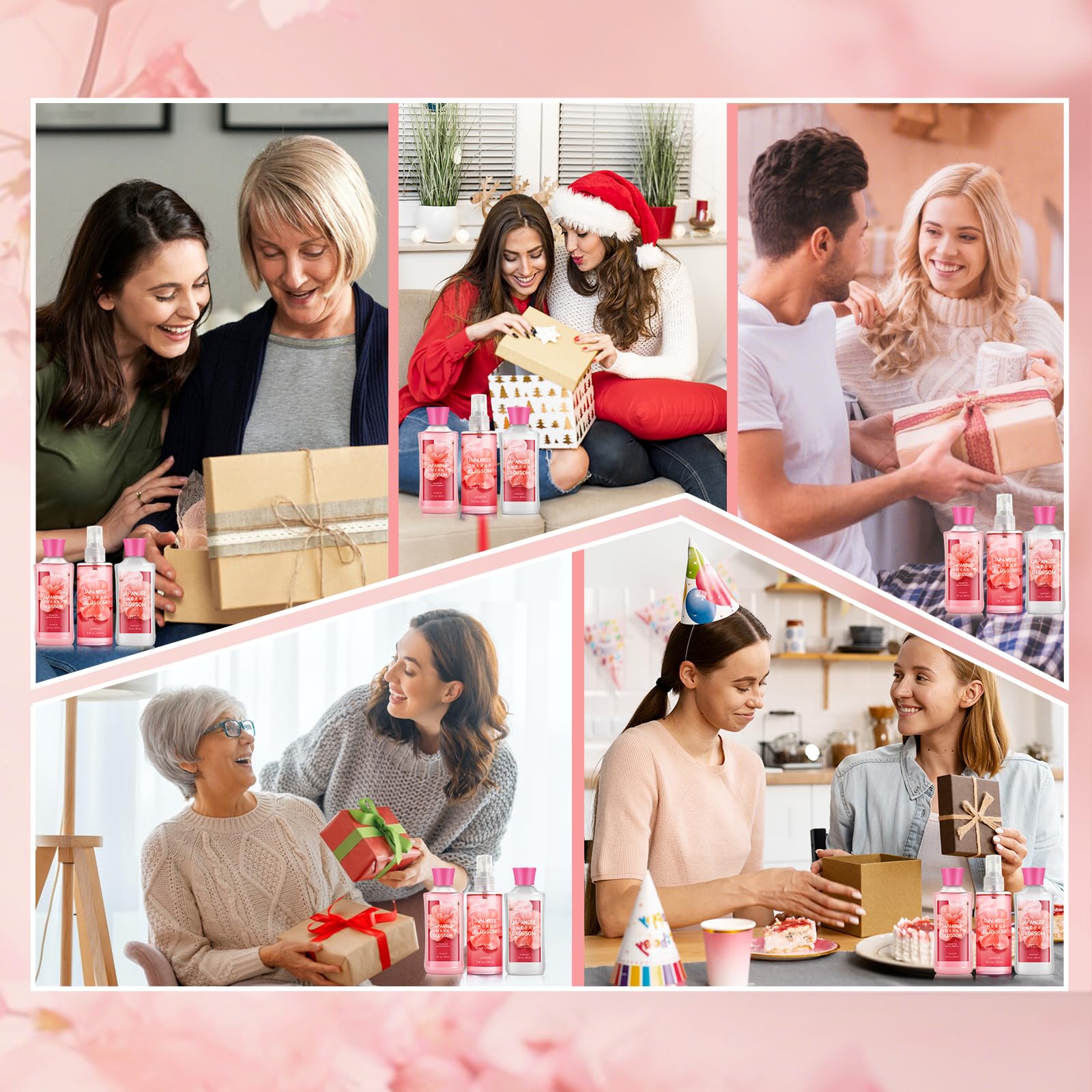 Conjunto spa japonesa flor de cerezo: experiencia de spa en casa para relajación