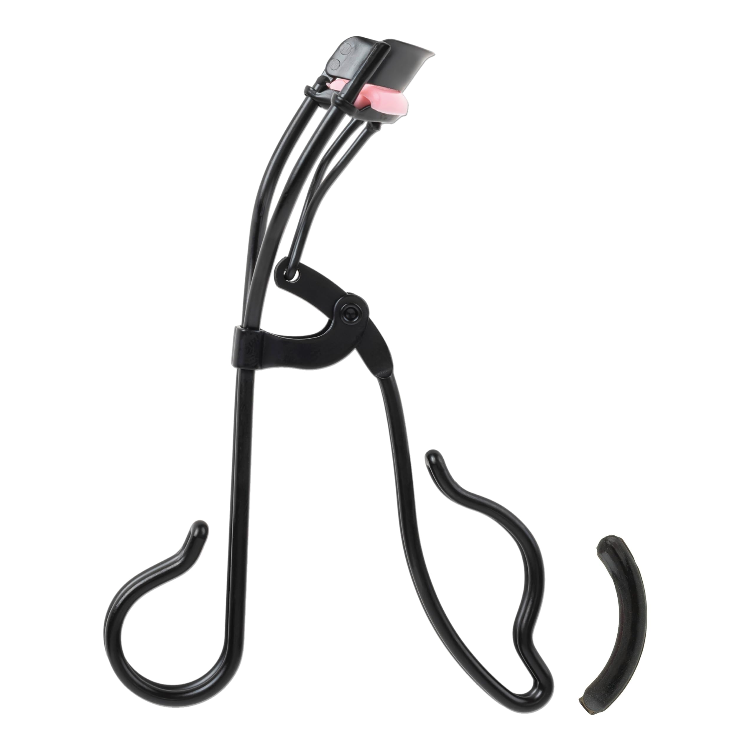 JAPONESQUE lash curler universal-fit open curling surface for most eye shapes.