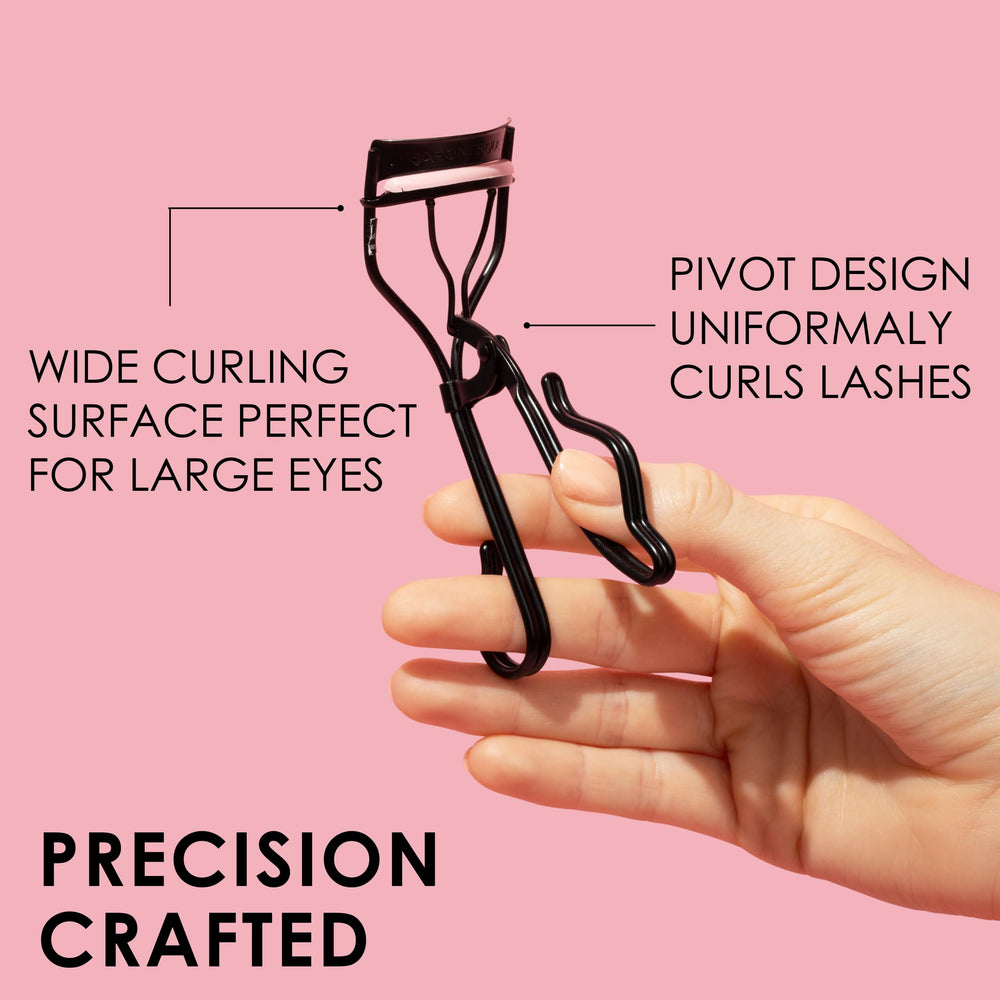 JAPONESQUE packaging showcases professional lash curler and refill pad.