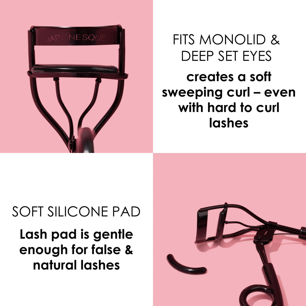 JAPONESQUE Pro Performance Lash Curler refill pad pack included for easy replacement