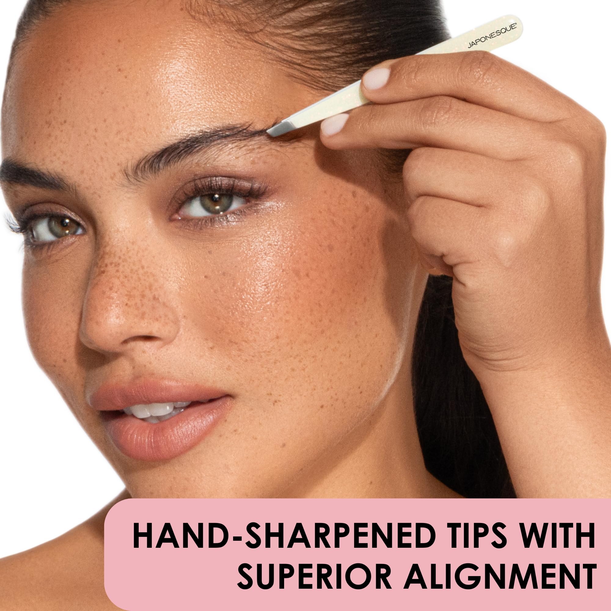 JAPONESQUE Slant Tweezers for brow-definition and shaping.