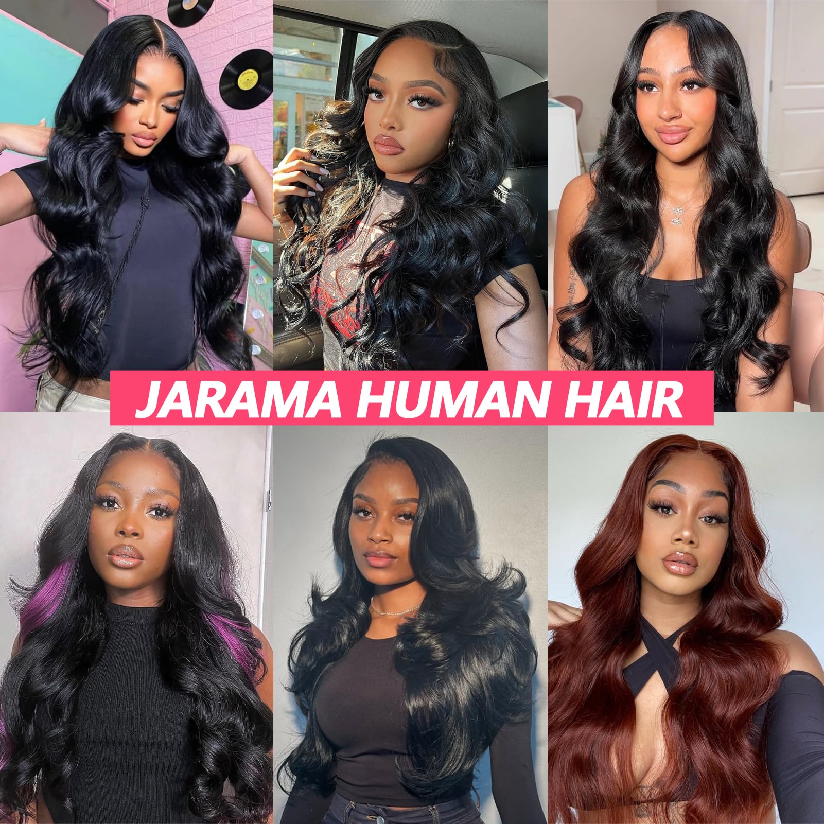 Jarama 12A body wave bundles with closure stable weft for long-lasting wear.