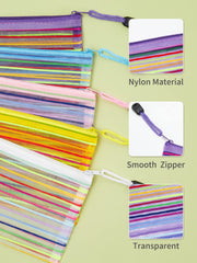 Jarlink transparent mesh pouch with clear contents view for quick access.