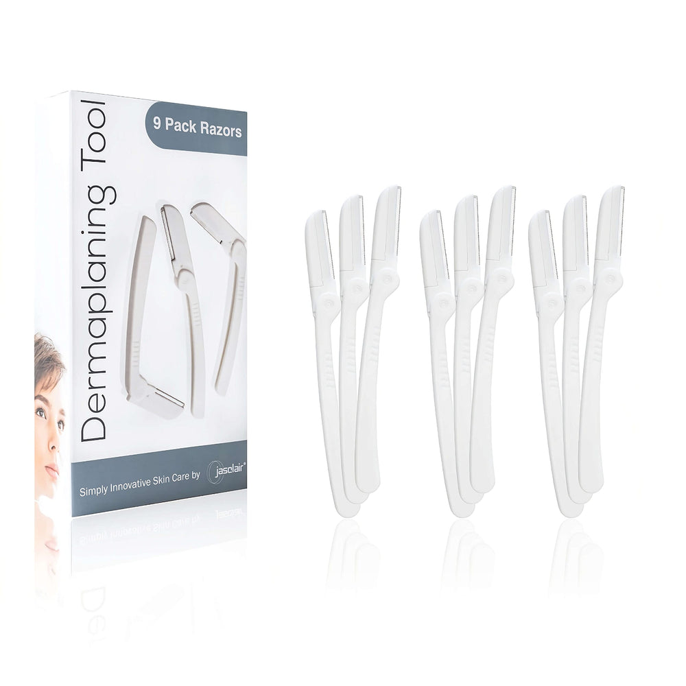 Jasclair Dermaplaning Razor after-use glow and refreshed skin