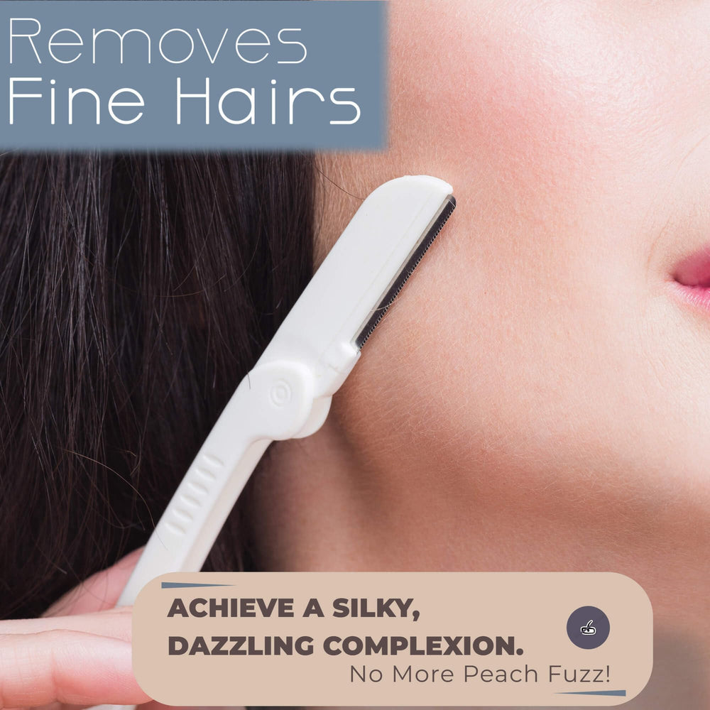 Jasclair Dermaplaning Razor peach fuzz removal for a softer complexion