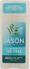 Jason aluminum-free deodorant packaging highlights safe daily protection.