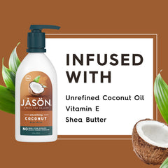 Aroma tropical de coco de JASON transforma la ducha en experiencia sensorial.