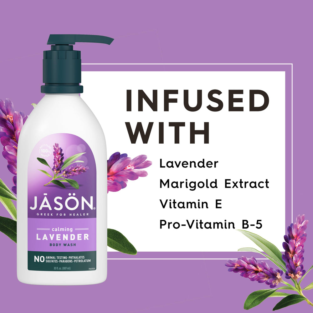 JASON Lavanda Calma, aroma-relajante, sensación de calma durante el baño.