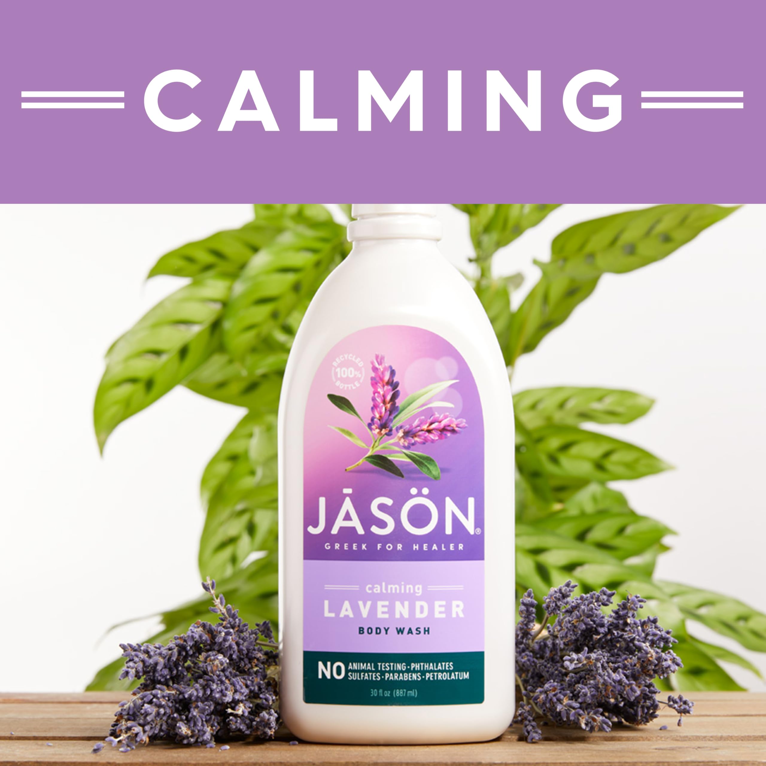 JASON Lavanda Calma, envase-postconsumo, opción ecológica para el hogar.