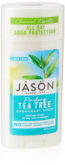 Jason Purifying Tea Tree Deodorant Stick 2.5oz packaging for all-day freshness.