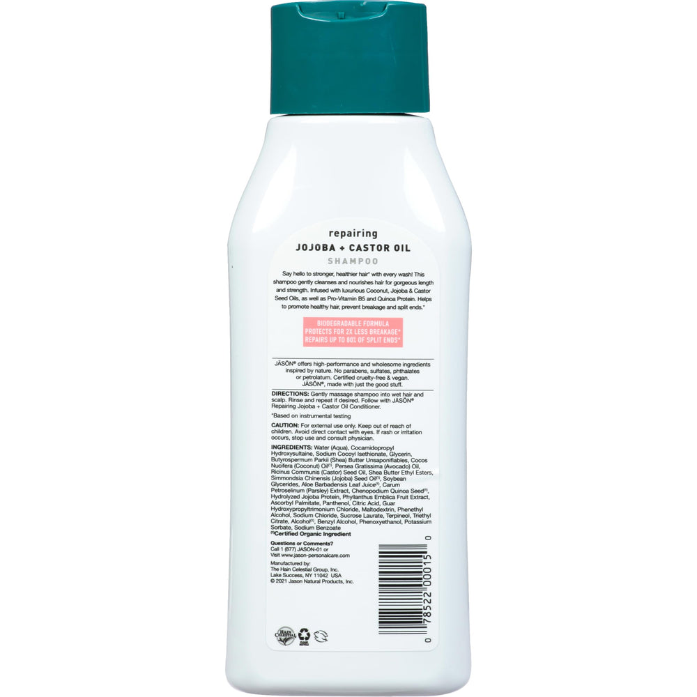 Shampoo Jason consistencia-cremosa facilita aplicación uniforme