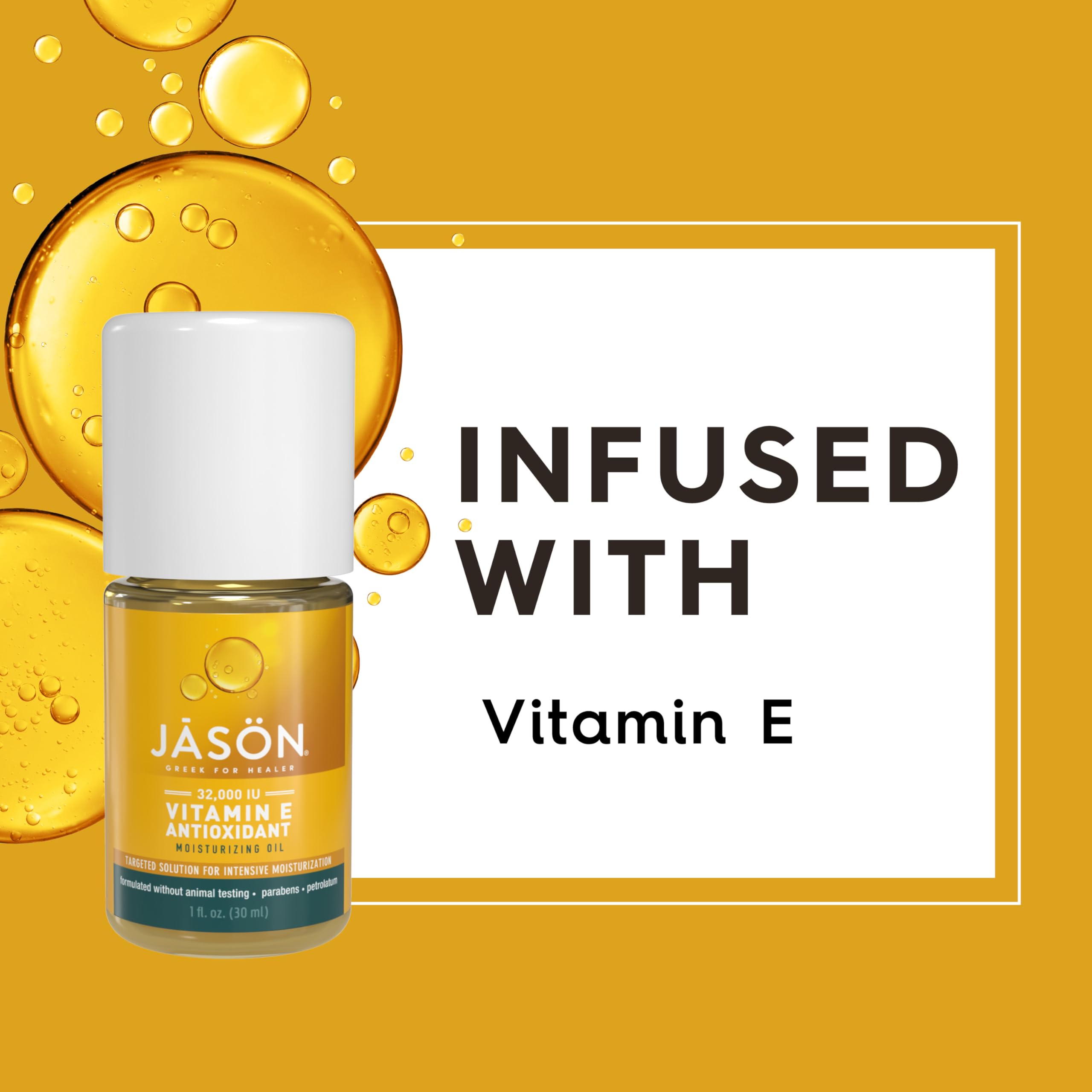 JASON Vitamina E 32000 UI - Cuidado corporal para piel seca y áspera