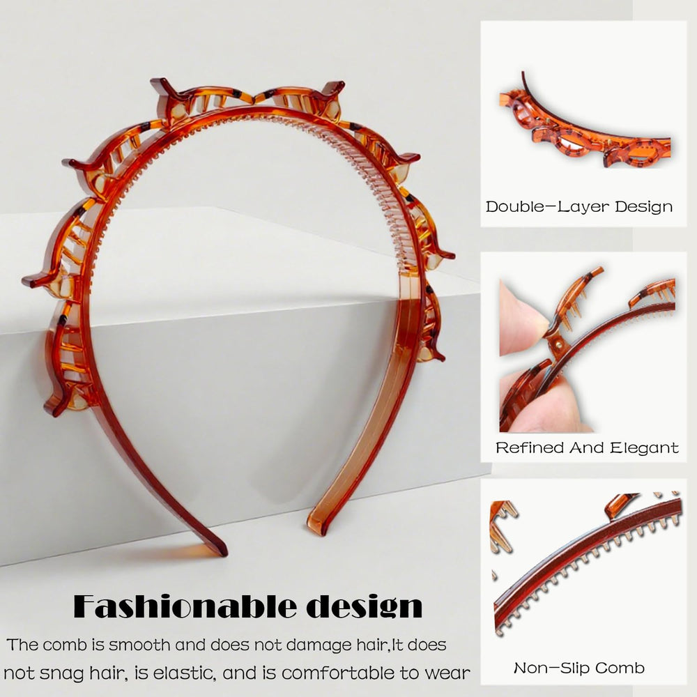 Relaxed fit of JASSINS headband supports comfortable all-day wear.