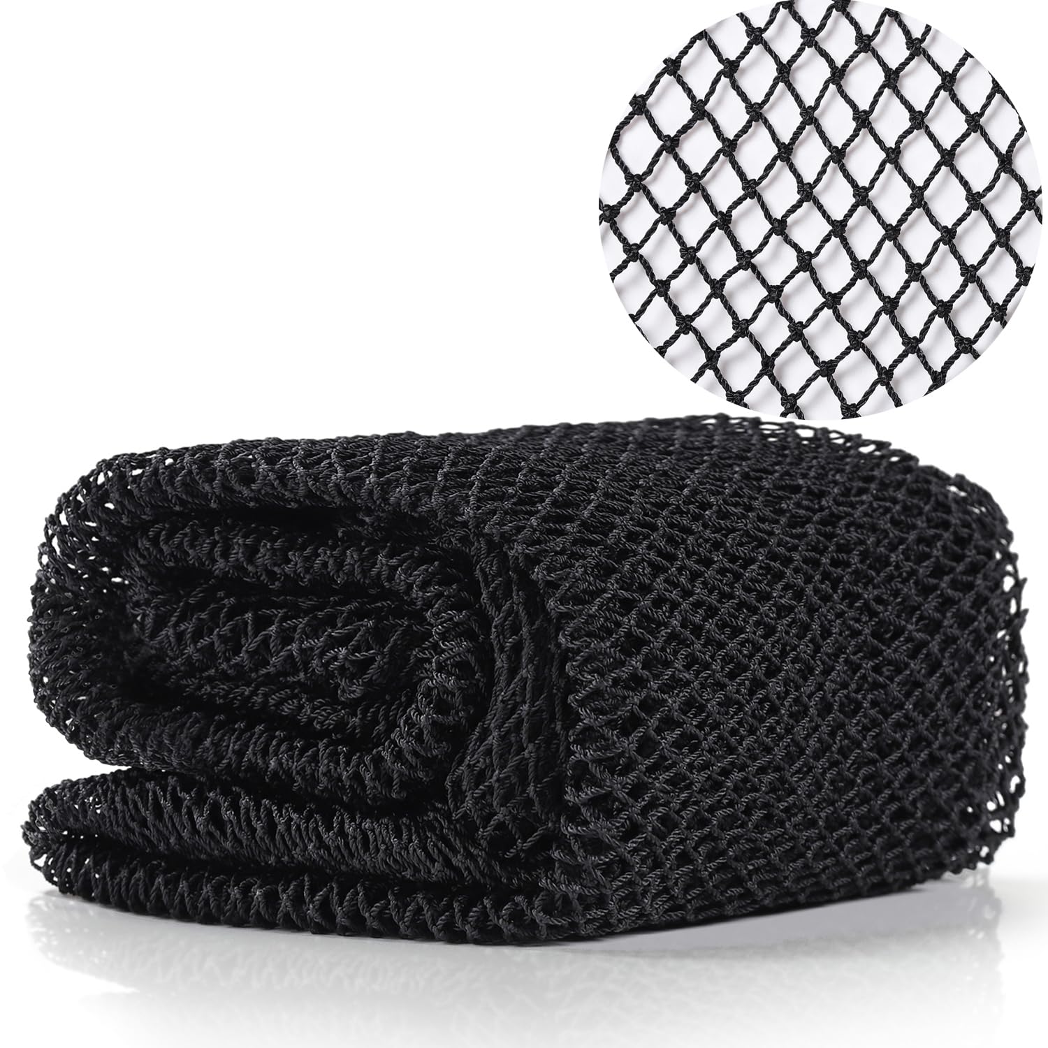 Esponja JASSINS de nylon con malla africana para exfoliación diaria.