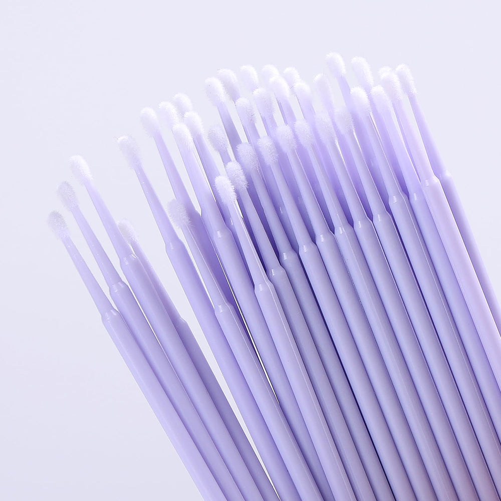 JASSINS eyelash-extension micro brush with 2mm tip enables controlled product placement.