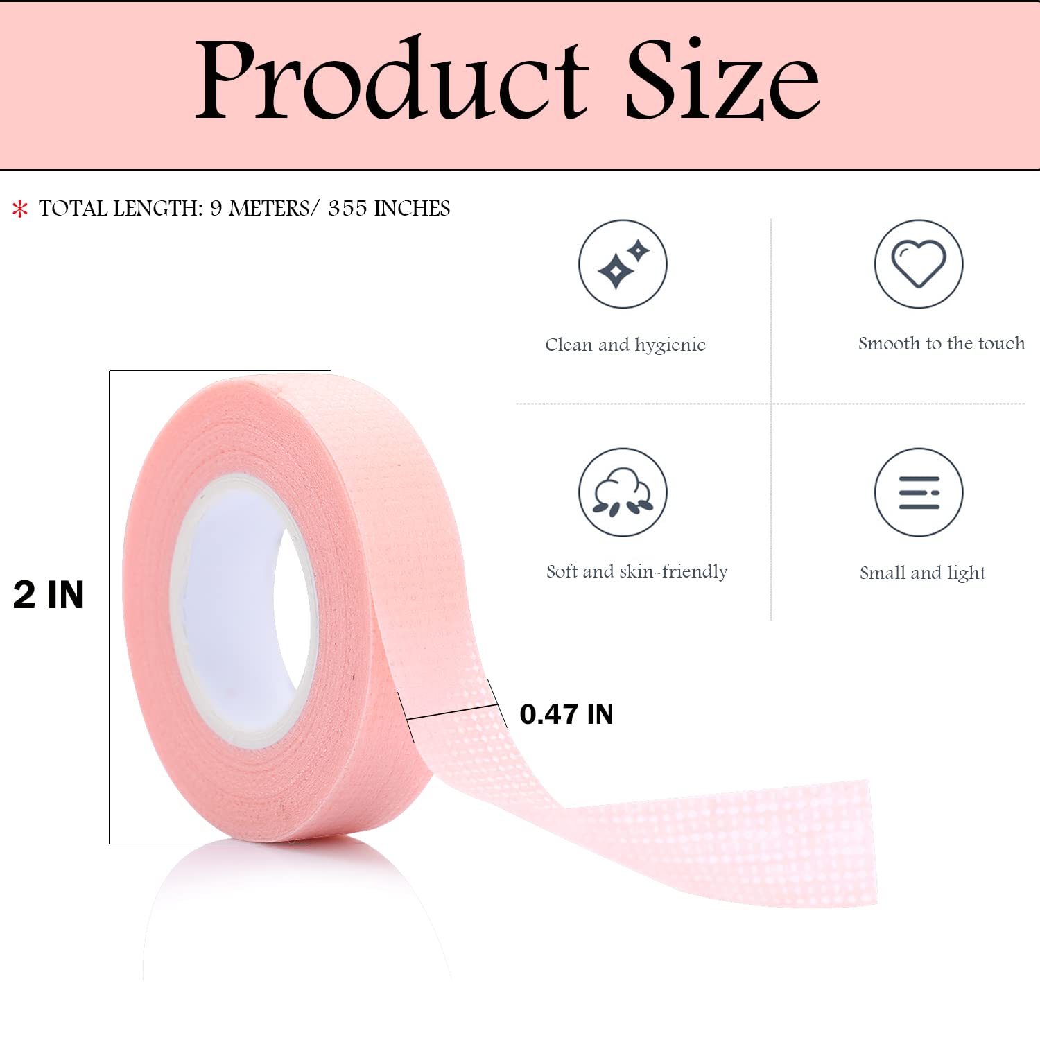 JASSINS eyelash extension tape in salon setup for professionals.