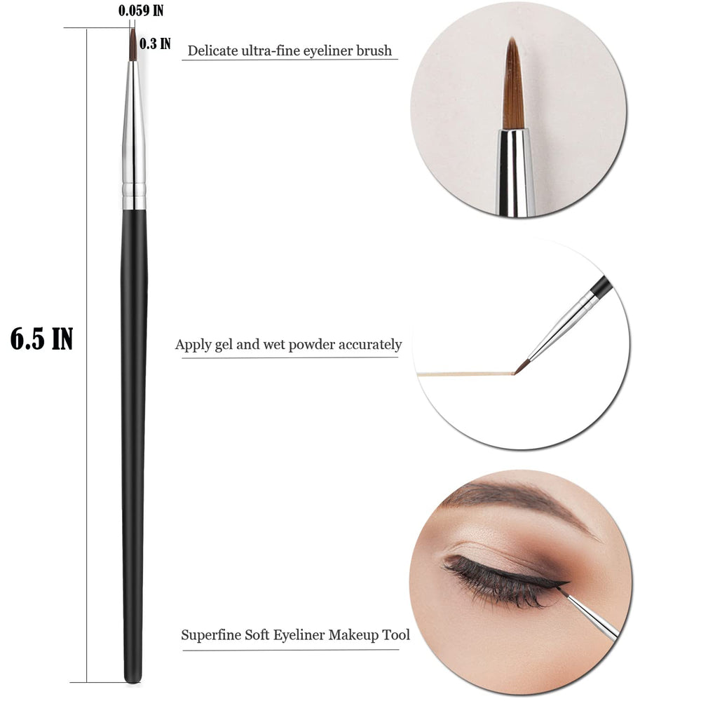 JASSINS flat setting brush for blending and setting eyeliner
