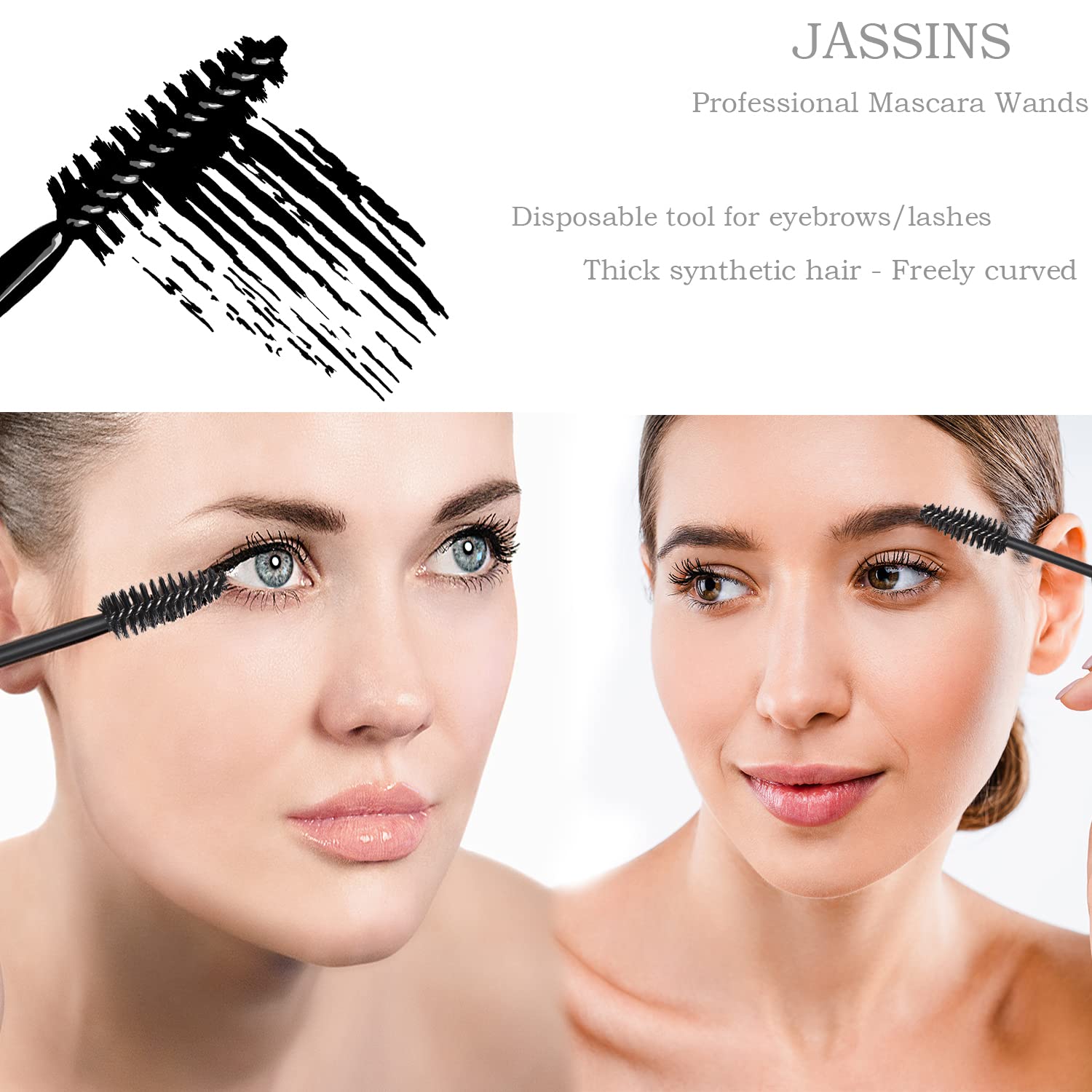 JASSINS pink lip applicators ideal for soft lipstick sampling.