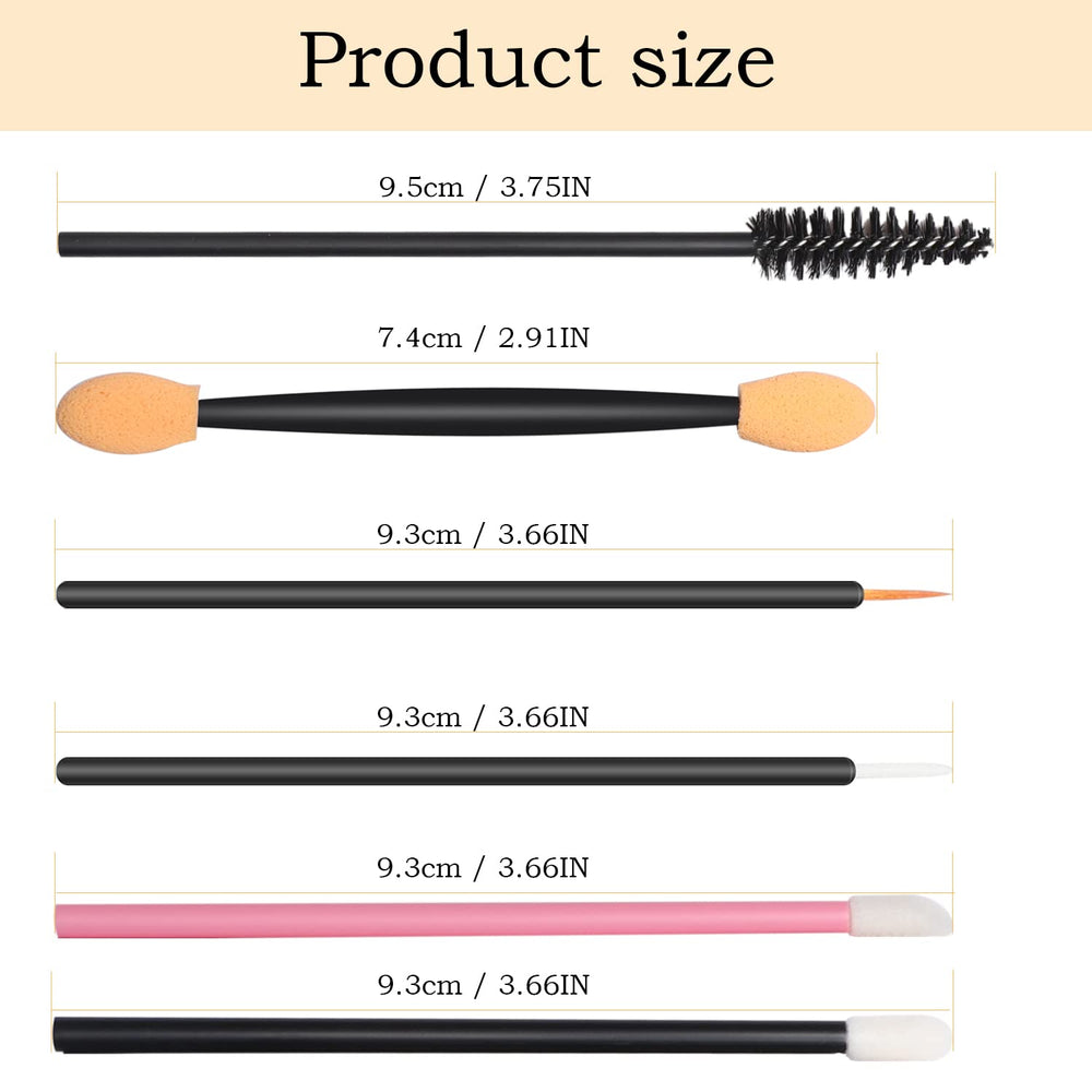 JASSINS small eyeliner brushes for detailed liner work.