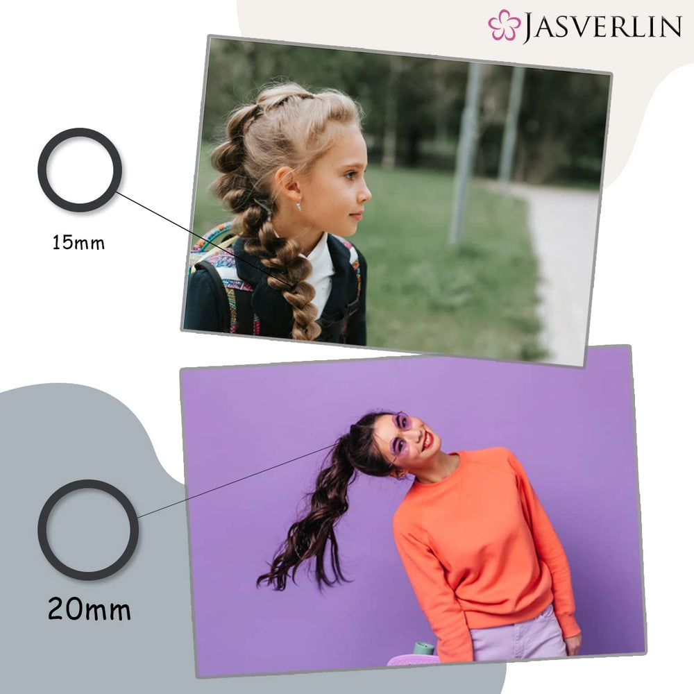 Organizador JASVERLIN para gomas de pelo, práctico en casa o viaje.