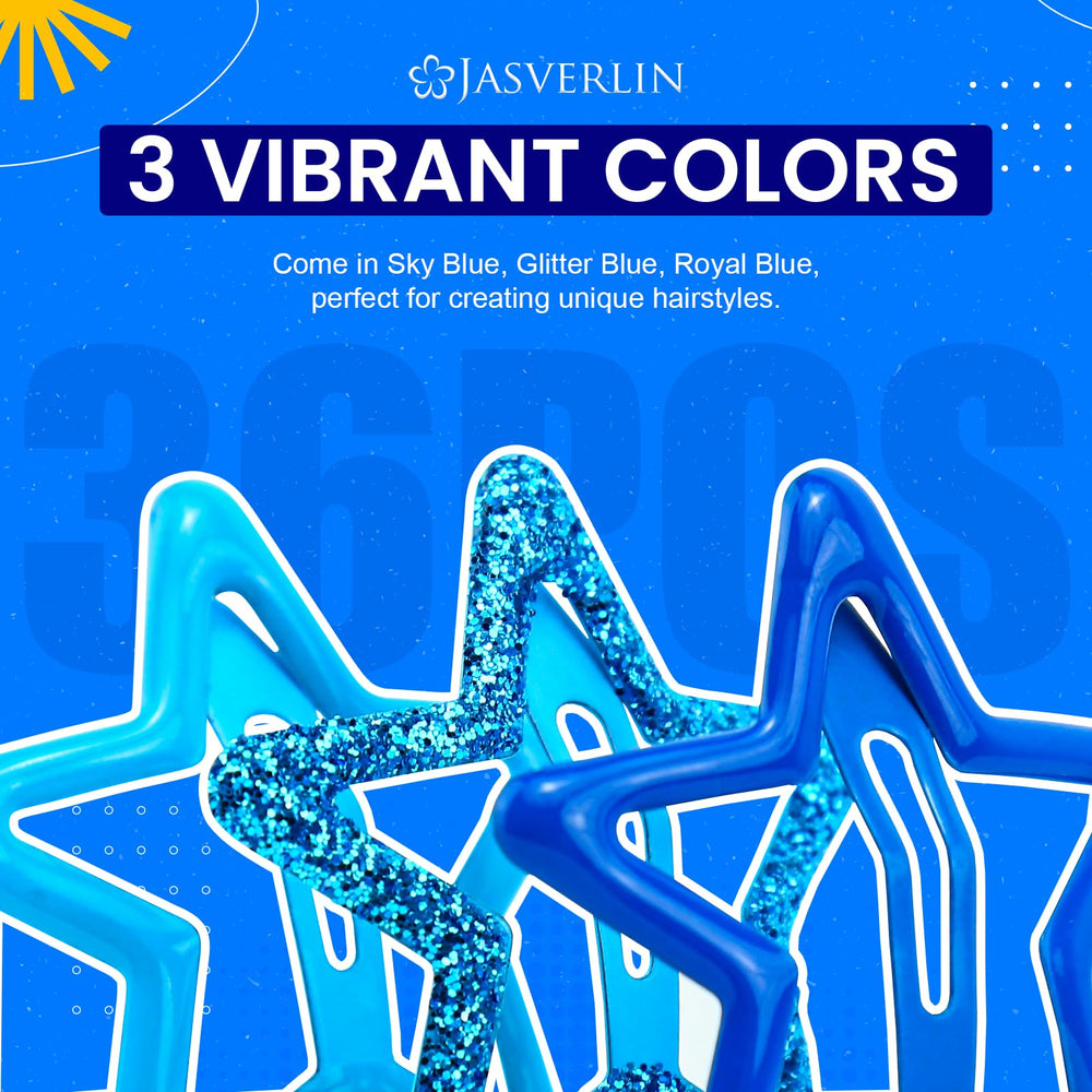 JASVERLIN star clip on bags or hats adds color