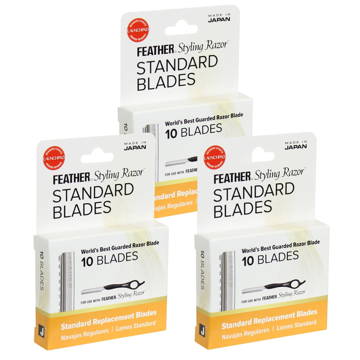 Jatai feather-styling-razor-blade-refill 30ct for precise, controlled cuts.