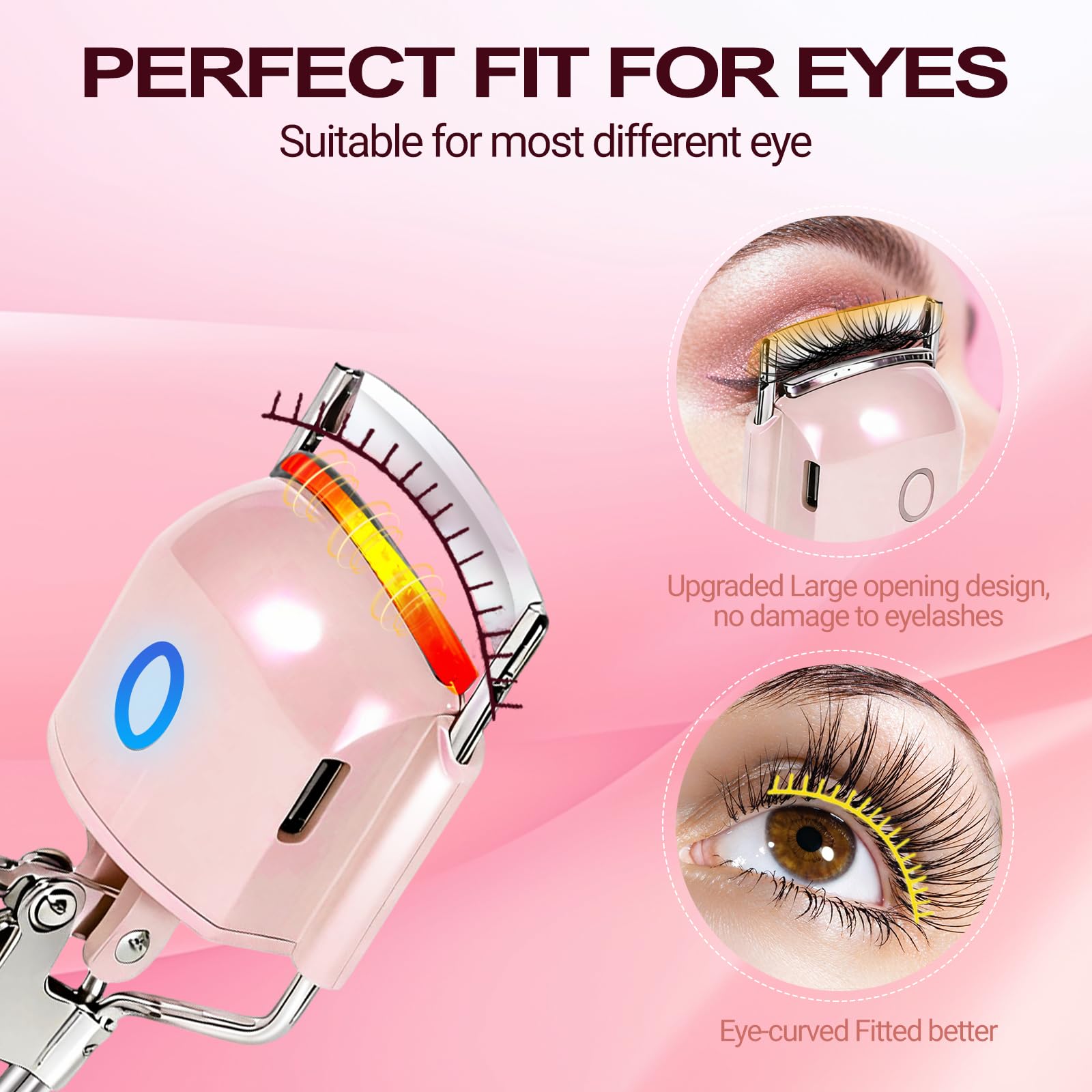 Javtoku compact travel-size curler fits in a handbag