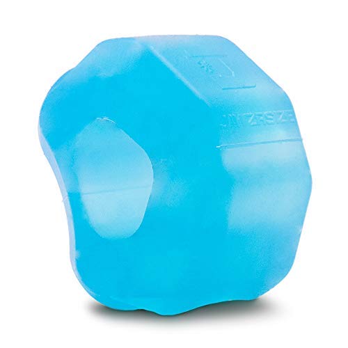 Jawzrsize Pop N Go branding close-up blue reinforces brand identity.