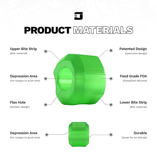 Diseño portátil de Jawzrsize Pop N Go para entrenamiento facial en cualquier lugar.