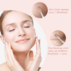 jaxiria blemish extractor tip detail shows fine precision edge