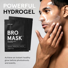 JAXON LANE BRO MASK hydrogel bottom-half ready for full-face care