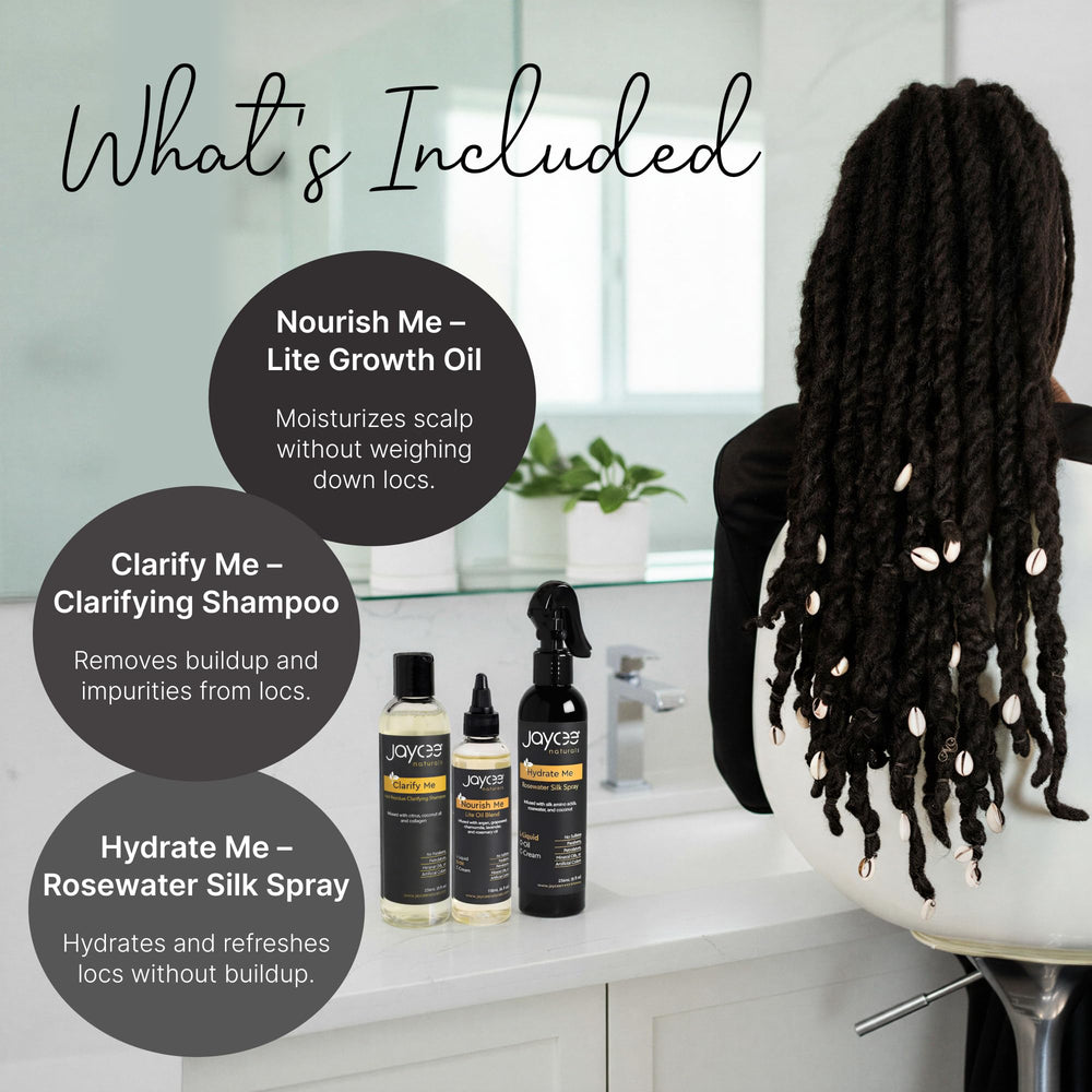 Close-up of Jaycee Naturals clarifying shampoo lather removing buildup and residues