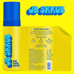 El dosificador de JB SKRUB genera espuma suave para limpieza.