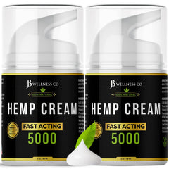 JB Wellness Co hemp cream being applied to skin for quick absorption