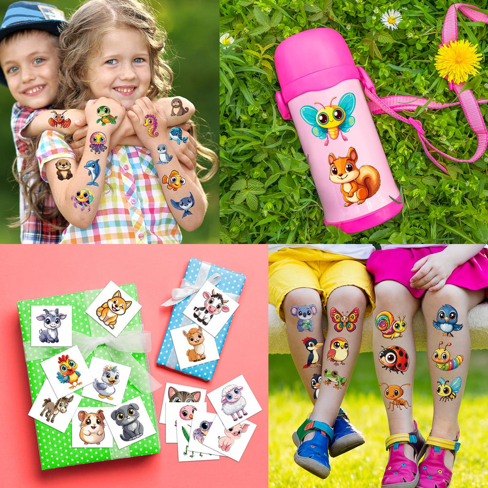 Tatuaje JCFIRE para fiestas, regalo práctico para niños.