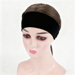 Diadema JCKHXG gris antideslizante para absorber sudor durante ejercicios.