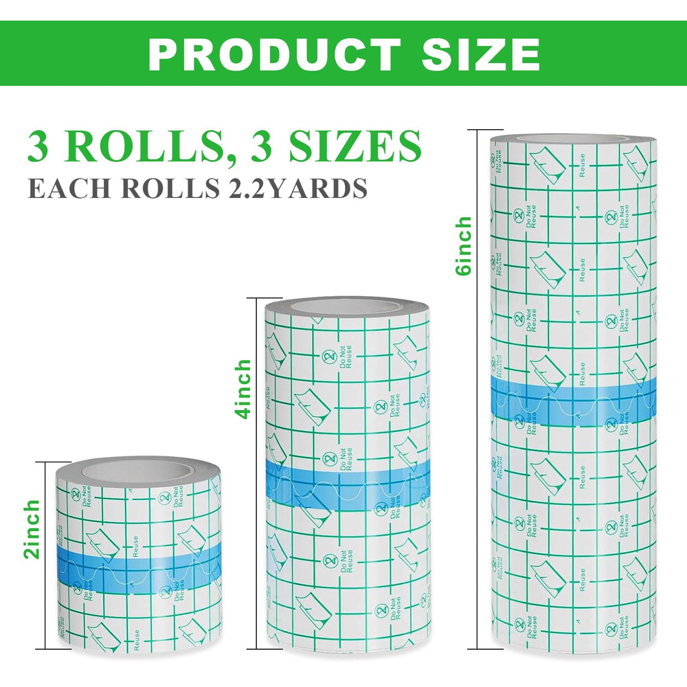 Jconly tattoo bandage 2-inch roll applying on skin with precision