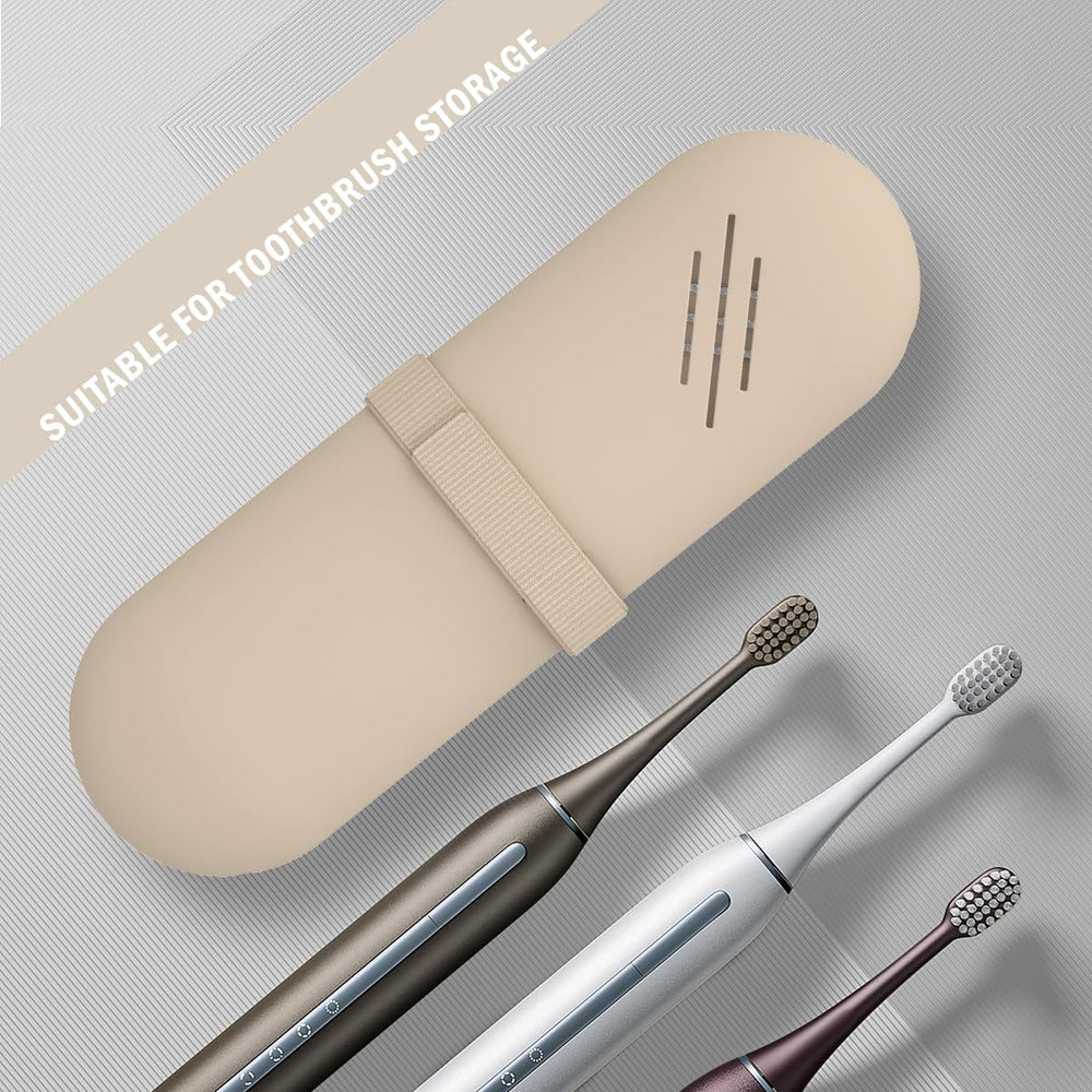 Nylon binding strap on JDZJUCHU case prevents brush scattering during transit