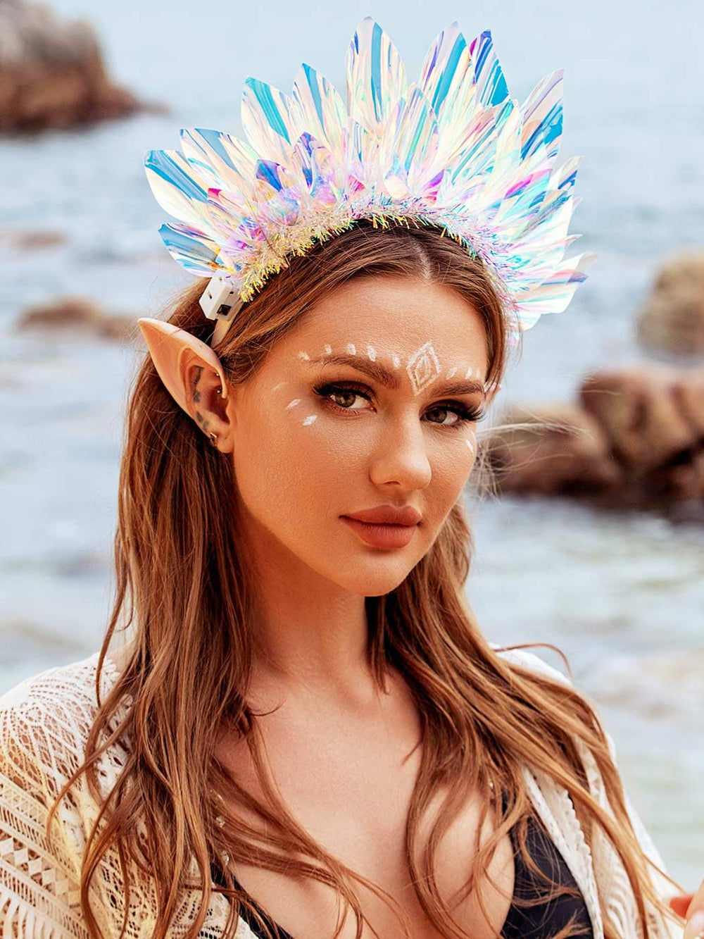 JEAIRTS diadema iluminada ideal para noche de brujas y fiestas