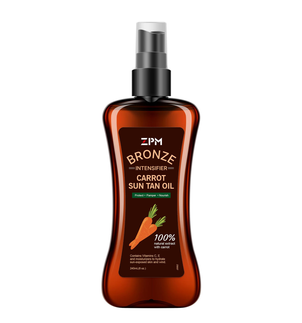 Jeallis Carrot Sun, aceite bronceador en spray para hidratación y bronceado uniforme
